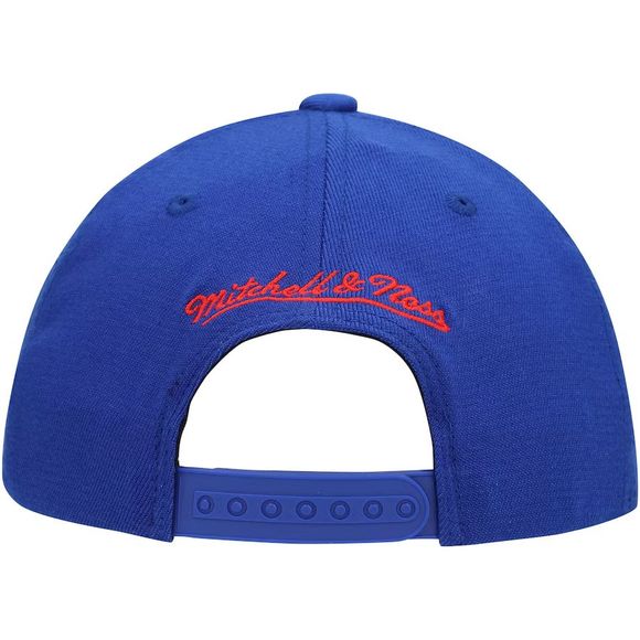 Mitchell‎ & Ness Los Angeles LA Clippers Snapback Hat Cap Two-tone Royal/Red New - Picture 4 of 16
